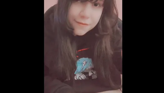 sevimli minyon dik genç Mastürbasyon bakire amcık