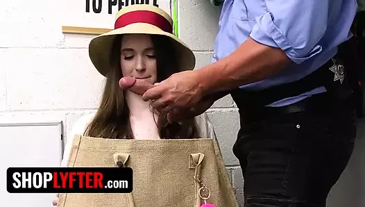 yaz tatilinde hazel florida'ya gitti ve alışveriş merkezinden alışveriş yapmaya karar verdi - shoplyfter