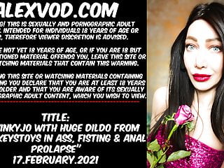 götten & mrhankeystoys büyük dildo ile hotkinkyjo; yumruk