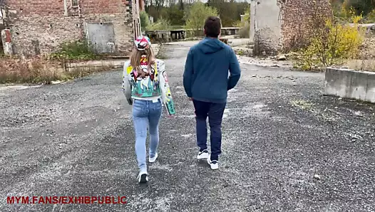 Amatör Kız Bir Fenomenle Açık Alanda Seks Yapıyor 