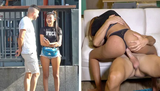 Dolgun Kalçalı İnanılmaz Ateşli 18'lik Taylandlı Kızla Mucize Gibi Seks