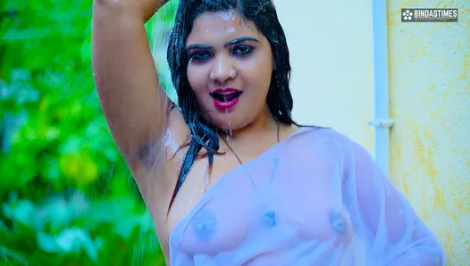 desi alka yenge ko khule beni nahate dekha dewar chod dala khule beni (Hintçe ses)