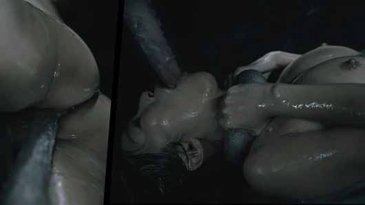 Gerçek hayat anime kız  kafesli tarafından hentai canavar at perili ev - emiri sert Japon Porno