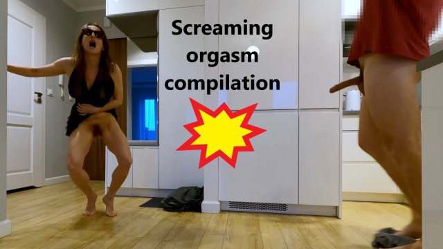 Büyük gerçek çığlıklı orgazmların derlemesi #2